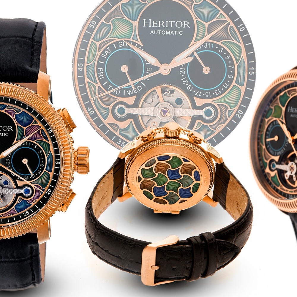 NWT Men's Rose Gold Automatic Watch - Picture 6 of 6